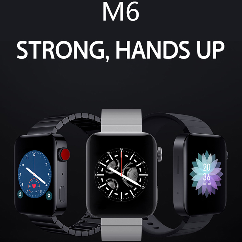สมาร์ทโฟนนาฬิกาข้อมือดู M6 พลังงานต่ำ